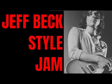 Greasy Jeff Beck Style Jam Guitar Backing Track (D Minor)