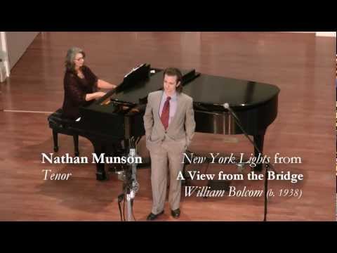New York Lights (Bolcom) Nathan Munson