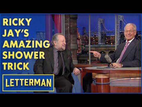 Ricky Jay's Amazing Shower Trick | Letterman