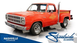 Video Thumbnail for 1979 Dodge Li'l Red Express