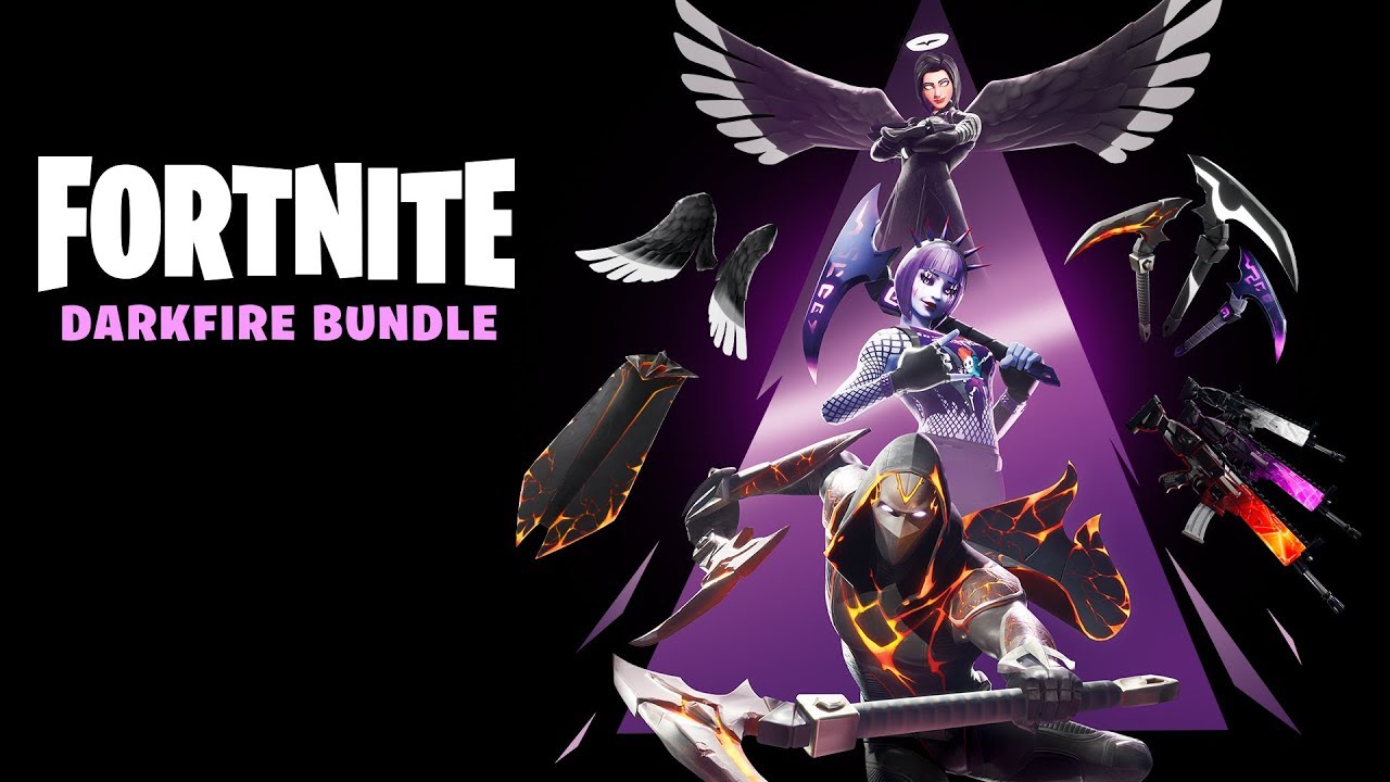 Fortnite - Darkfire Bundle Gameplay Video - YouTube