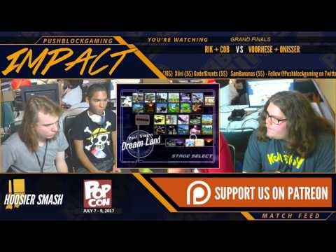 IMPACT [Melee] - RIK + COB (Peach) vs VOORHESE + ONISSER (Fox) - GRAND FINALS
