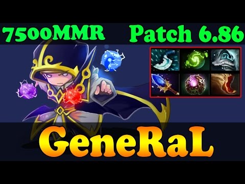 Dota 2 - Patch 6.86 : GeneRaL 7500 MMR Plays Invoker Vol 2 - Ranked Match Gameplay!