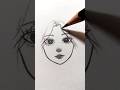 Drawing Girl Long Hair Art Art Girls Shorts