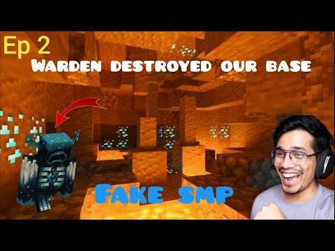 EPIC FAIL: Warden DESTROYS our base in FAKE SMP! 😱