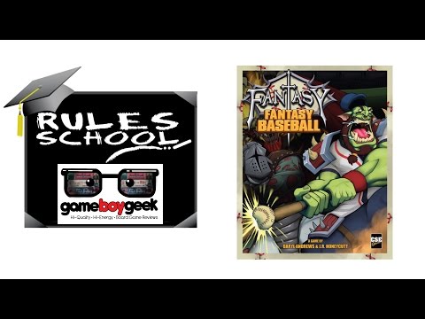 How to Play Fantasy Fantasy Baseball (Rules School) with the Game Boy Geek