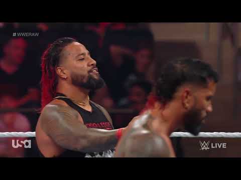 The Bloodline vs The Street Profits & Riddle - WWE Raw 25th July 2022 (1/2)