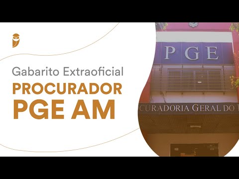 Gabarito Extraoficial - Procurador PGE AM