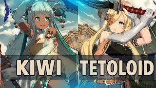 GBVSR:🔥Kiwi (Yuel) Vs tetoloid (Ex Narmaya)🔥| High Level Gameplay.