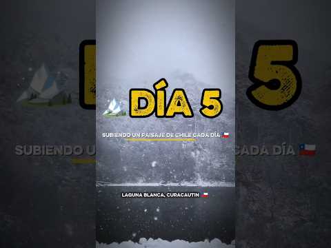 🏔️ Día 5 🇨🇱📍 Laguna Blanca, Curacautín.Un rincón mágico de La Araucanía cubierto por la nieve. ❄️🏔️