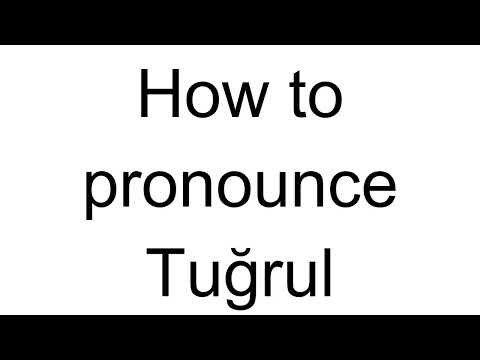 How to Pronounce Tuğrul (Turkish)