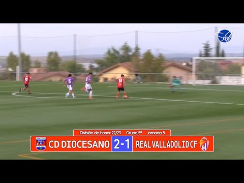 Resumen: CD Diocesano - Real Valladolid (División de Honor Gr.5 22/23)