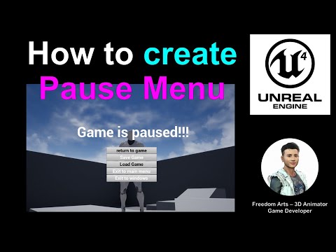 How to create PAUSE MENU - Unreal Engine Tutorial