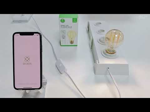 R5137 Smart Filament Bulb E27 A60 connection video.