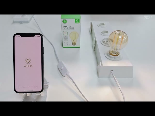 woox Glödlampa wifi filament e27 2700-6500k