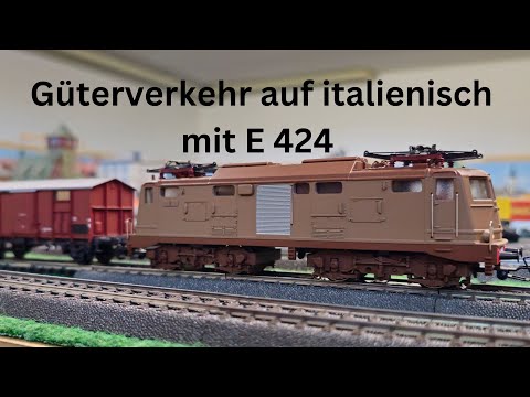 Güterverkehr auf italienisch mit E 424 109