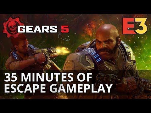 Gears 5 - 35 Minutes of Escape Mode Gameplay - E3 2019