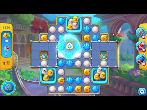 Fishdom 5824 Level - 24 moves - NO BooSTERS