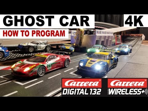 Carrera Digital 132 How to Program Ghost Car - Setup Race Against Pace Car - 4K UHD