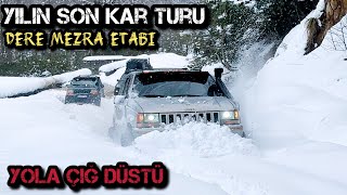 DERE MEZRA ETABI🔥DÖNÜŞ YOLUNDA CIĞ DÜŞTÜ❄️💥🌪️@ÇOTANAKOFFROAD 