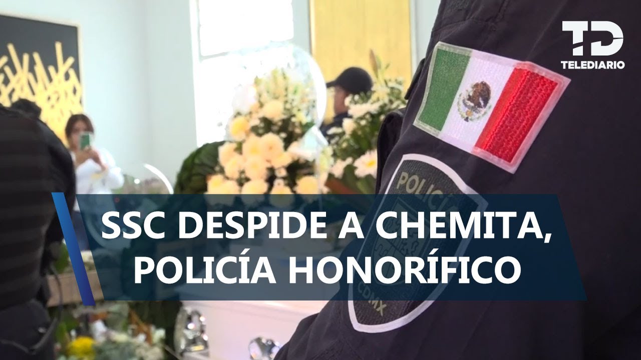 SSC da último adiós a 'Chemita', niño que fue policía por un día y falleció en CdMx