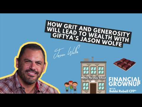 Financial Grownup podcast episode with with GiftYa Founder Jason Wolfe