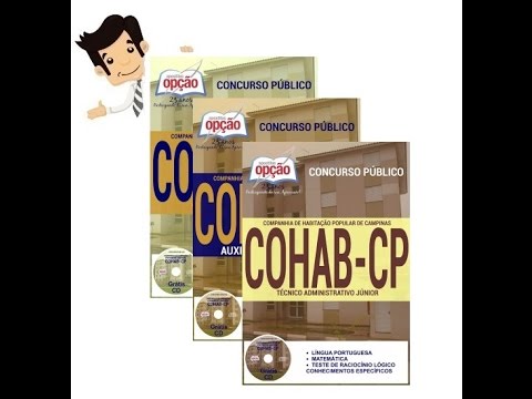 Apostilas Concurso COHAB-CP Campinas 2016 - Diversos Cargos