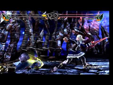 Soul Calibur V Online Casuals - Partisan (Pyrrha Omega) VS. Woahhzz (Alpha Patroklos)