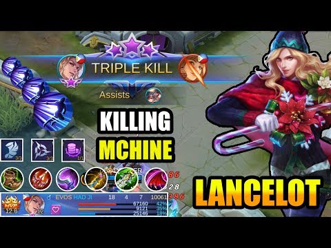 Lancelot Killing Machine 18 Kill - Fast Hand Lancelot King - Top Global Lancelot - Mobile Legends