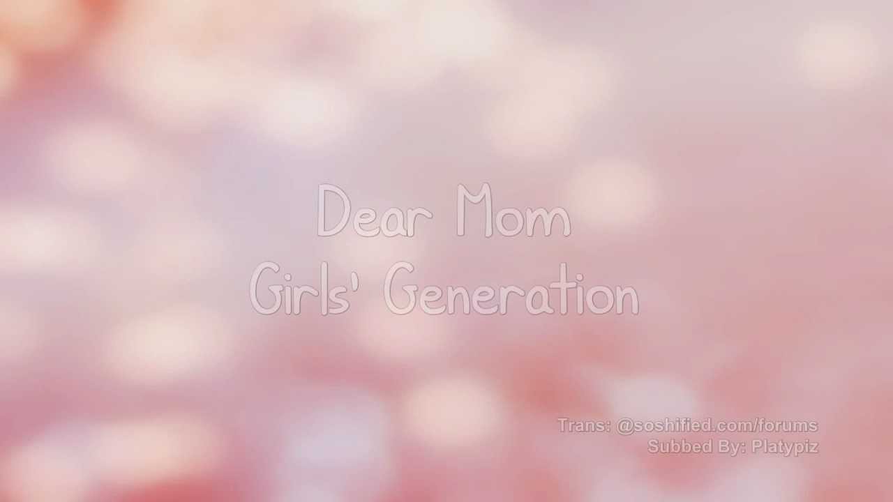 Girls' Generation- Dear Mom lyrics [Eng. | Rom. | Han.]