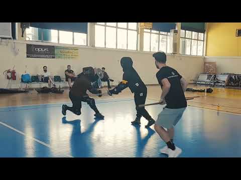 Sword & Buckler in tournament - vs Angel Chernaev, naturally...