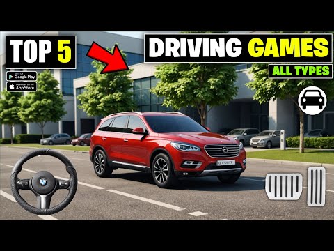 TOP 5 BEST DRIVING GAMES FOR - ANDROID | Car Bus Truck Bike All Driving Games 2025