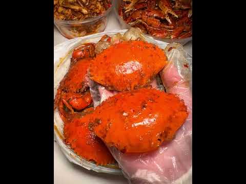 Remember to take something with you when you leave Wuhan... Crab claws and toothpick squid