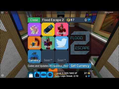 Crazyblox Dev Twitter Codes - codes for flood escape 2 roblox