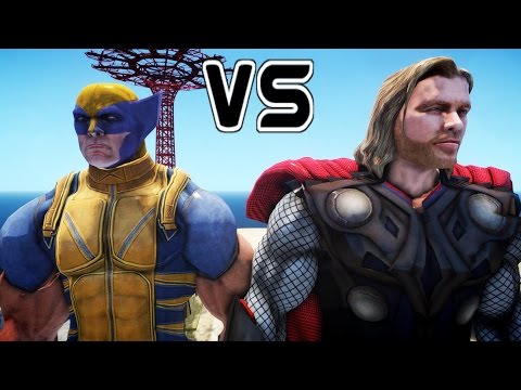 THOR VS WOLVERINE - EPIC BATTLE