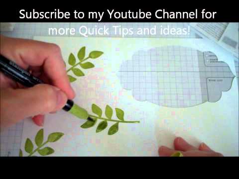 Stampin' Up! Two Minute Quick Tip: Fix Imperfectly Stamped Images