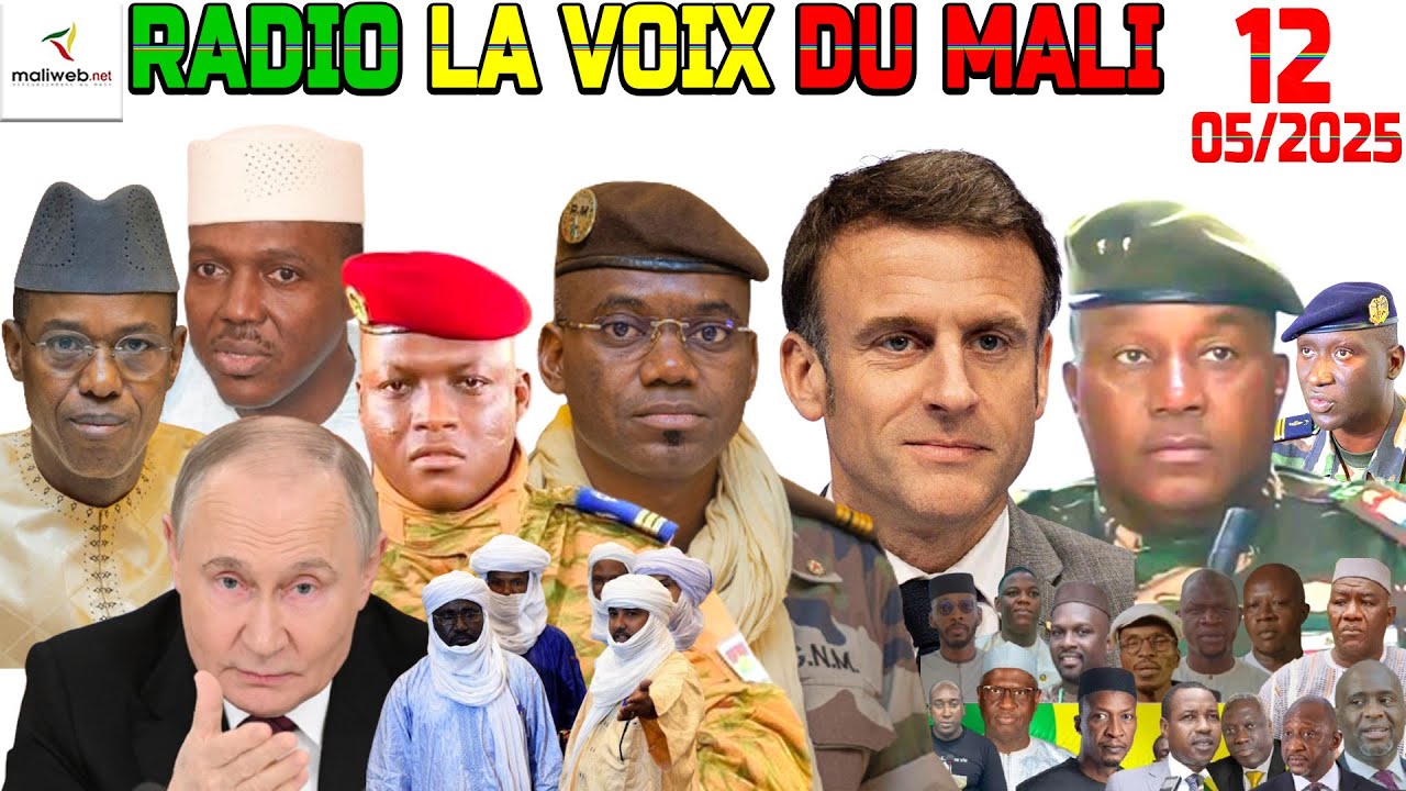 La Revue de Presse de la RADIO LA VOIX DU MALI du 12 Mai 2025