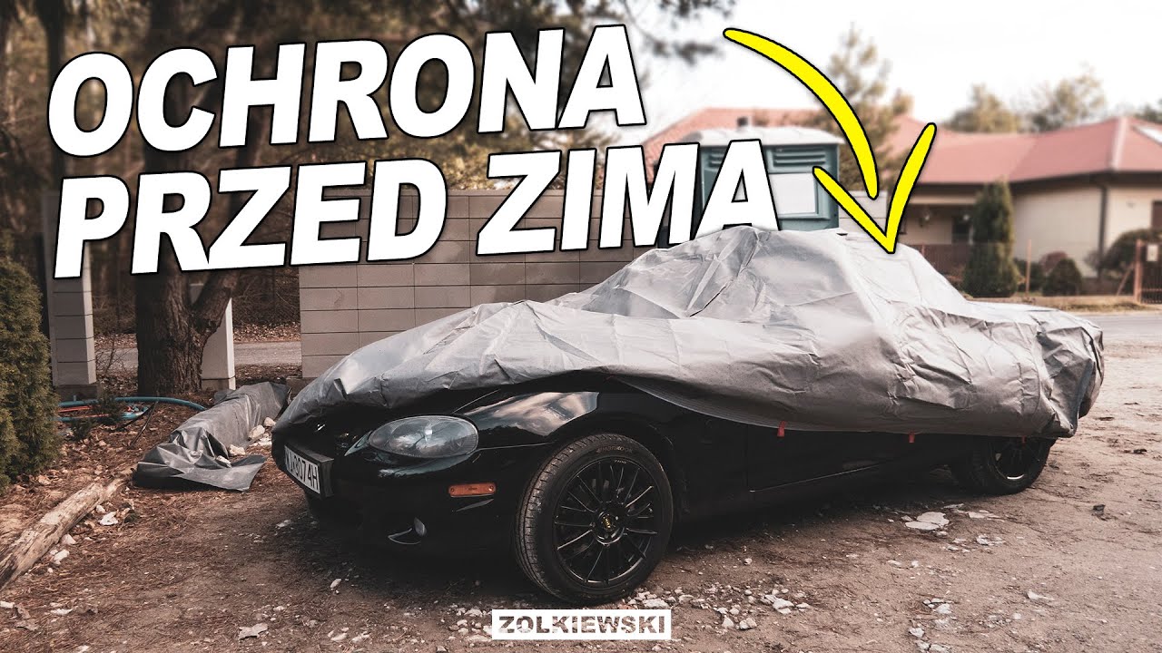 Pokrowiec na auto, czy przetrwa zimę czy zabezpieczy auto Polcover - 5 warstw Mazda MX5