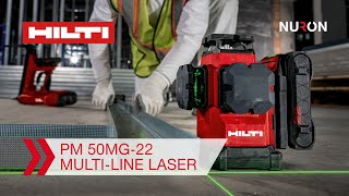 Hilti Nuron PM 50MG-22 Multi-line Laser - Features and Benefits
