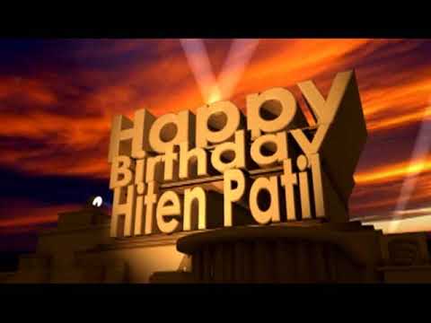 Happy Birthday Hiten Patil