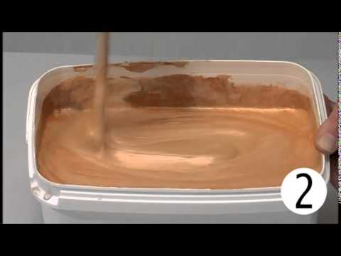 comment appliquer peinture sablée video