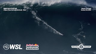 Sebastian Steudtner GUINNESS WORLD RECORDS™ Title For The Largest Wave Surfed (unlimited) - male