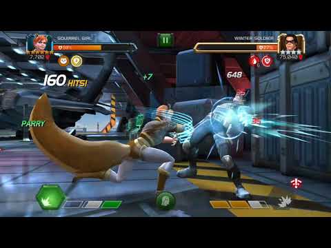 6 star Squirrel Girl Realm of Legends Gameplay - Marvel Contest of Champions