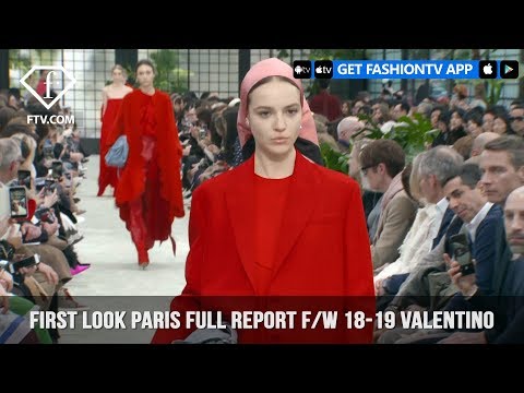 Valentino Paris Fashion Week Fall/Winter 2018-19 First Look Full Report | FashionTV | FTV