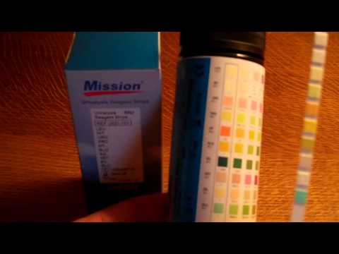 Mission 10 parameter urinalysis test strip review