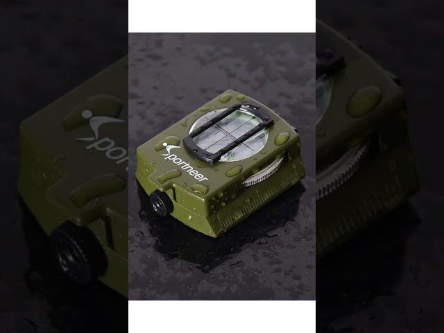 Vídeo relacionado con Sportneer Brújula Militar con función Lensatic con Bolsa de Transporte, Resistente al Agua, Verde Militar