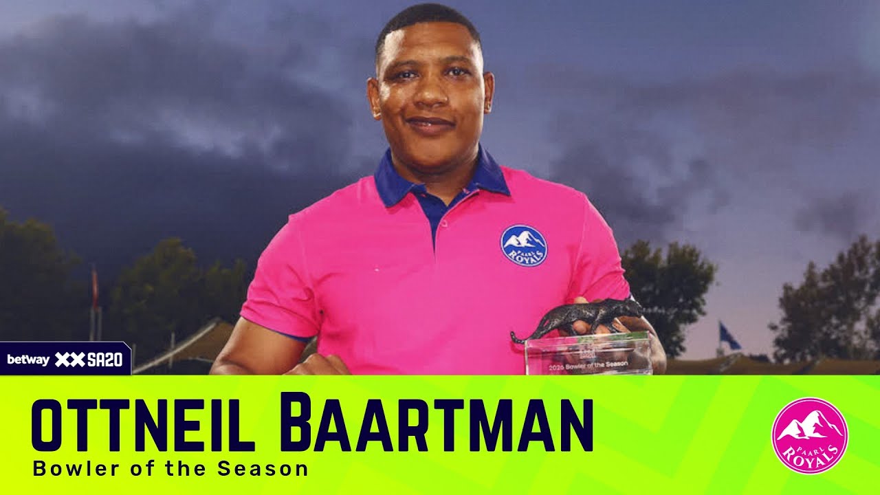 Ottneil Baartman, Paarl Royals | Season 4 Bowler of the Season