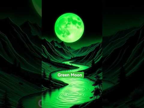 Green Moon 💚 #foryou #greenmoon #cutepicture