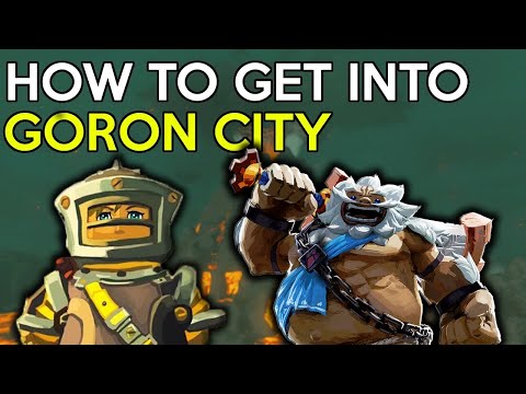 How to Get to Goron City and Get🔥 Flamebreaker Armor🔥 Breath of The Wild - Fireproof potion location