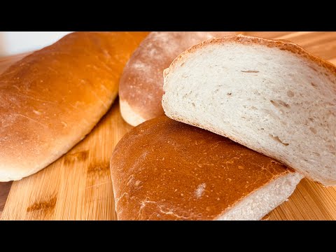 Быстрый Домашний Батон Лучше магазинного Без Химии Рецепт хлеба в духовке #хлеб #батон #bread